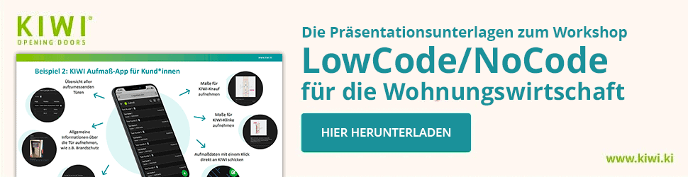 Kostenloser Download Workshopunterlagen LowCode Informationsmaterial free