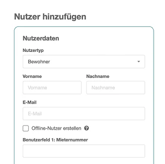 nutzer anlegen