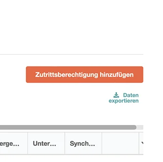 zutrittsrechte hinzufuegen
